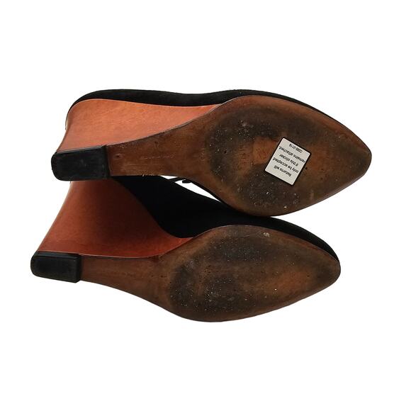 Celine Black and Brown Wedges - Picture 9 of 13